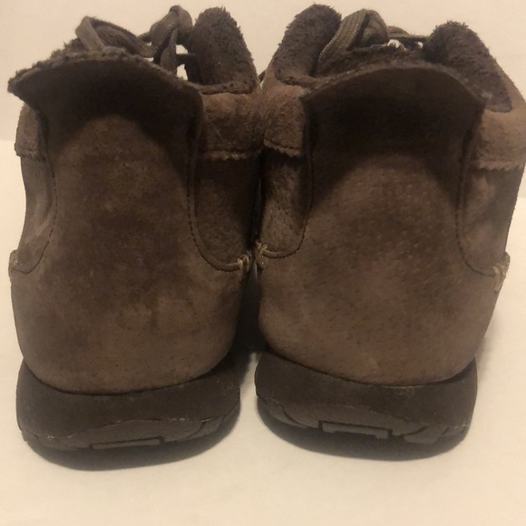 Skechers Women’s Chocolate Brown Bikers-Lineage Leather Suede Chukka Boots - Picture 5 of 9